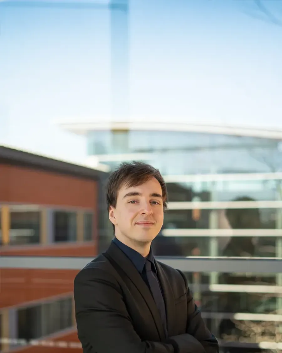 Corporate outdoor portrait on location in Cambridge by Immortal Photography