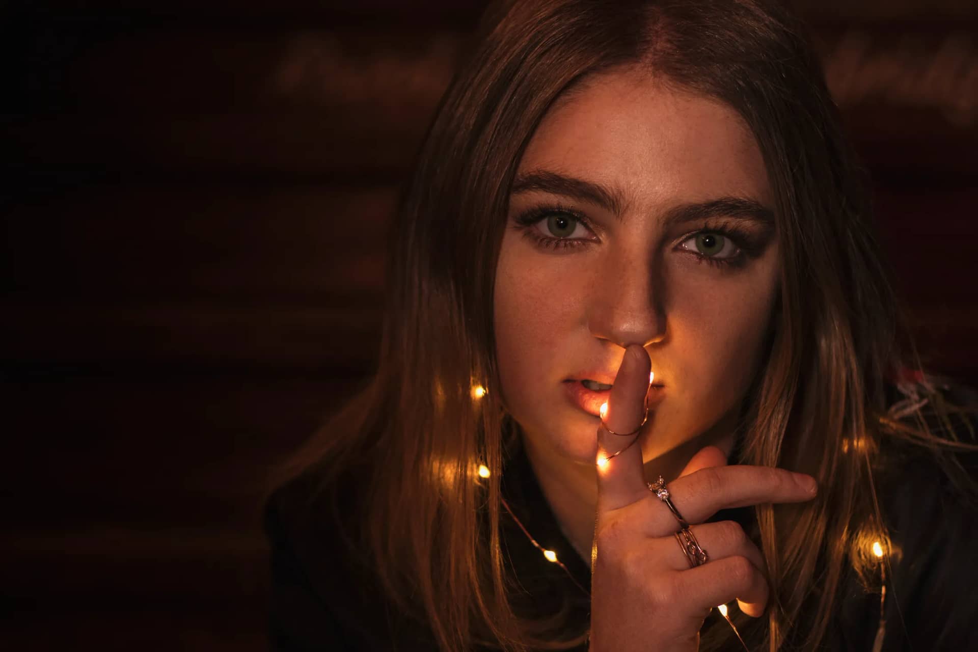 Candlelit portrait photography