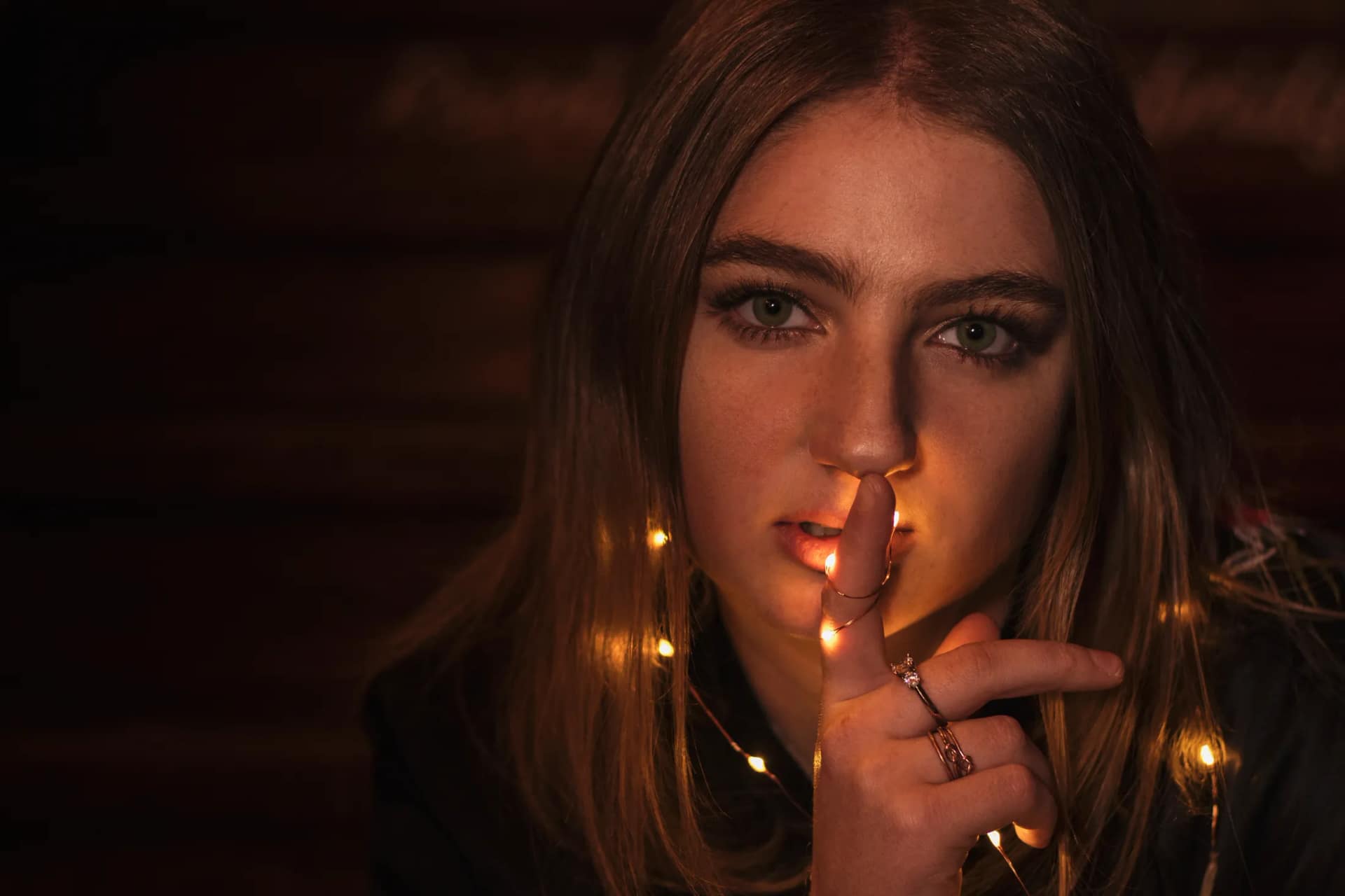 Candlelit portrait photography